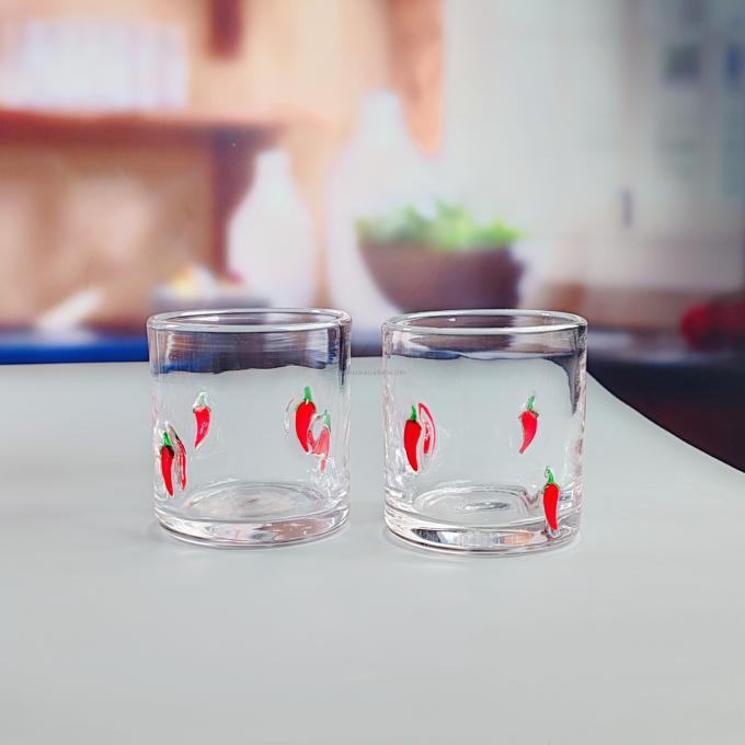 三色 グラデント 凍結 カッパ ガラス カスタマイズ 噴霧色 4