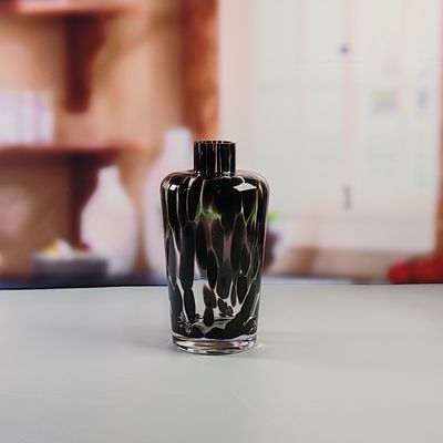 Handmade Amber Glass Vase Modern Unique Vase for Table Centerpiece Decorative Flower Vases for Home Office Wedding(S size)