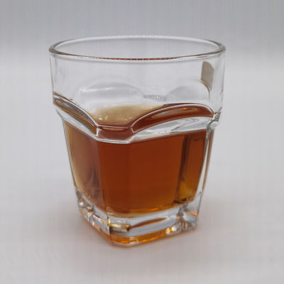 Transparent Square Bottom 10 Oz Whiskey Glasses For Home