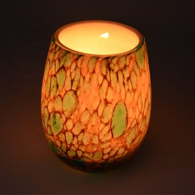 Turquoise Solid Color Votive Glass Candle Holders