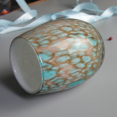 Turquoise Solid Color Votive Glass Candle Holders