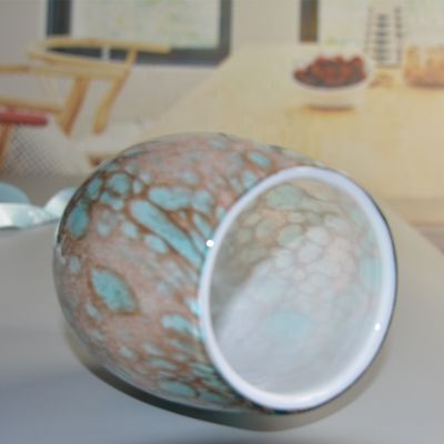 Turquoise Solid Color Votive Glass Candle Holders