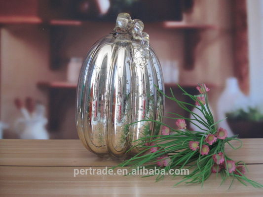 Pumpkin Lantern Antique Glass Candle Holders For Halloween