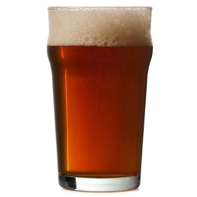 British Style Elegant 20 Ounce Pint Beer Glasses