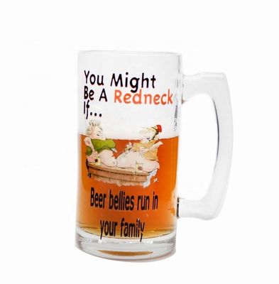 Color Print Decorated Mug Craft Beer Glasses