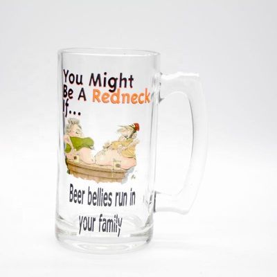 Color Print Decorated Mug Craft Beer Glasses