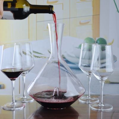 Hand Blown Crystal Wine Glass Set