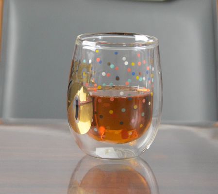 High Borosilicate Double Wall Handmade Whiskey Glass