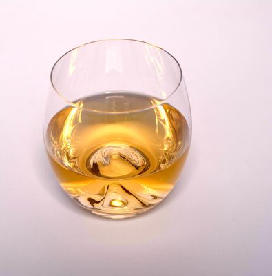 Lead Free Crystal Ice Hill Bottom Handmade Whiskey Glass