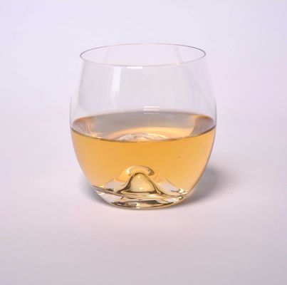 Lead Free Crystal Ice Hill Bottom Handmade Whiskey Glass