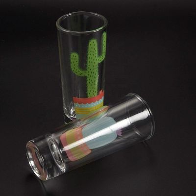 Colorful Print Unique Shot Glasses For Tequila Fiesta
