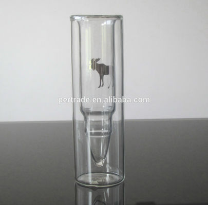 Bullet Shaped Double Wall 45ml Unique Shot Glasses