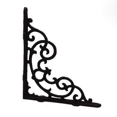 Vintage Classic Pattern Cast Iron Shelf Bracket For Shop