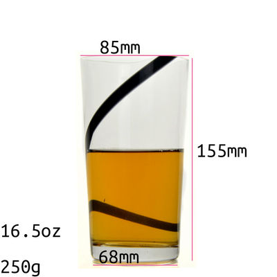 Solid Color tall Tumbler Drinking Glasses For Home