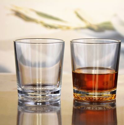 Wholesale Concise Tumbler Drinking Glasses Customized Embossed Flower Pattern Double Old Fashion Glass Cup
