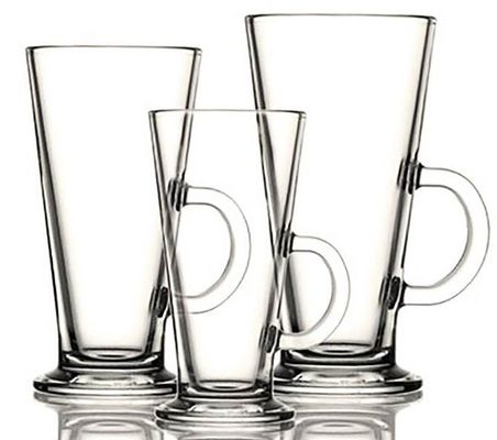Irish Style Machine Made Crystal Whisky Tumblers With Handle