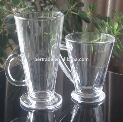Irish Style Machine Made Crystal Whisky Tumblers With Handle