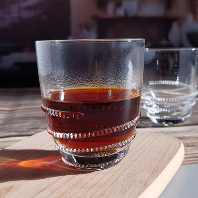 Creative Hemp Rope Winding Tumbler Drinking Glasses Lead Free