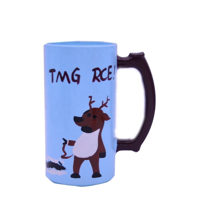 品質 色彩 飾り付け られ た ステイン は 手描き の グラス ビール カップ を オーダーメイド する 工場