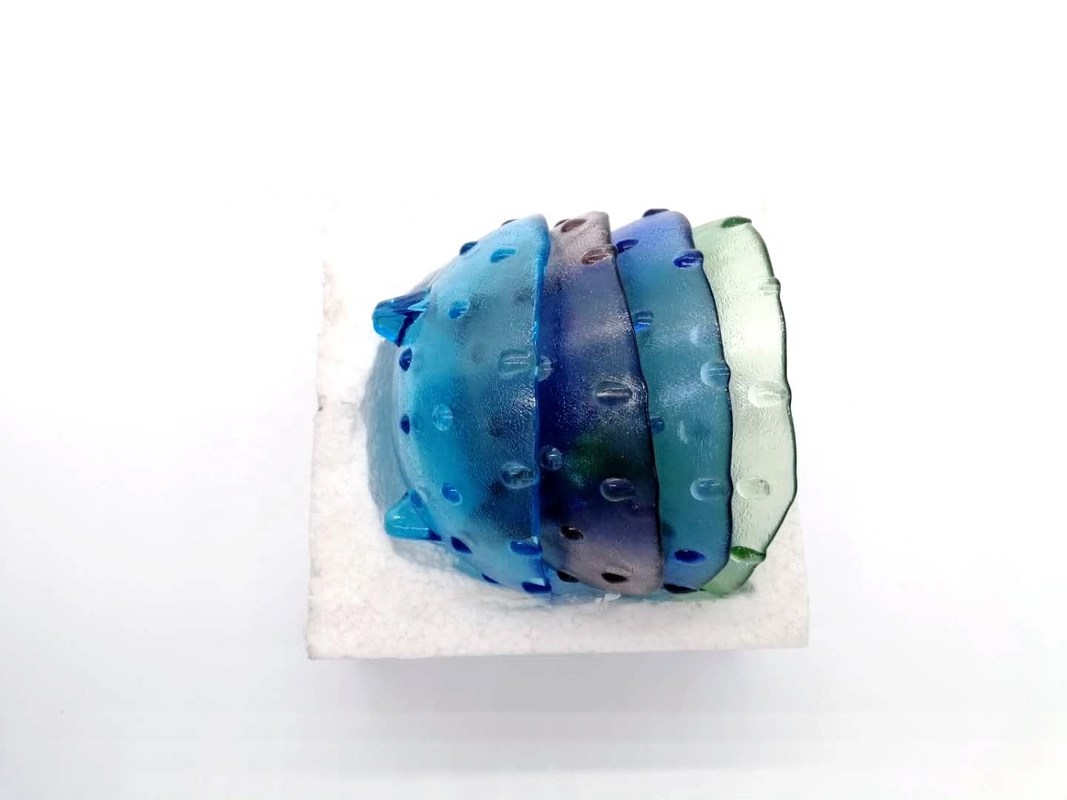 品質 果物 と デザート の 独特 の 3 フィート の ガラス 充電 板 工場