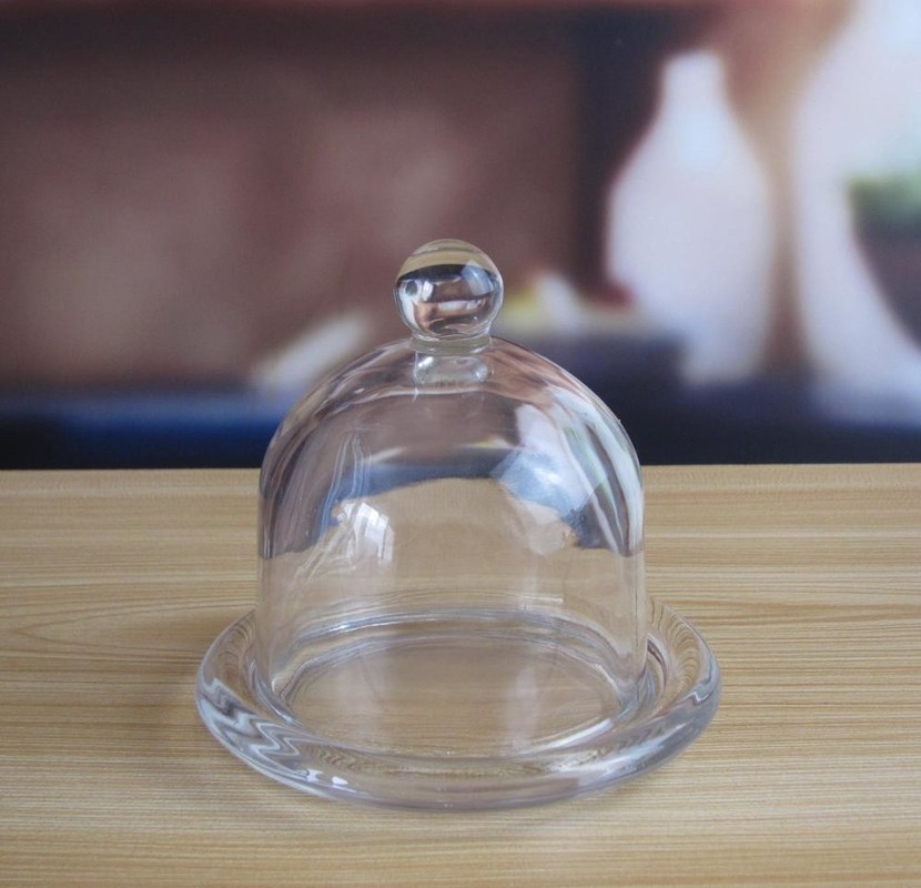 品質 蓋蓋付きミニ丸いガラス貯蔵器 ガラスキッチンキャニスター 工場