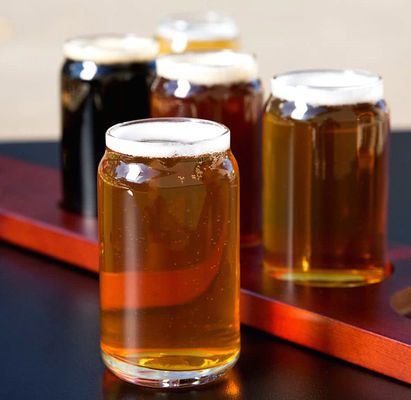 品質 250mlはロゴの印刷を用いる技術ビール ガラスをカスタマイズする 工場