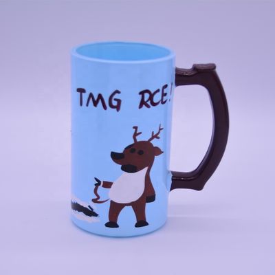 品質 色彩 飾り付け られ た ステイン は 手描き の グラス ビール カップ を オーダーメイド する 工場