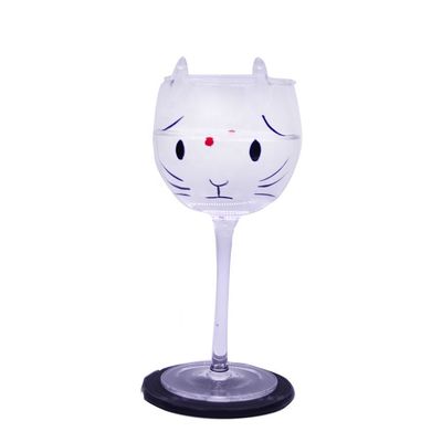 品質 猫形 400ml 水晶気球 14オンス ワイングラス 工場