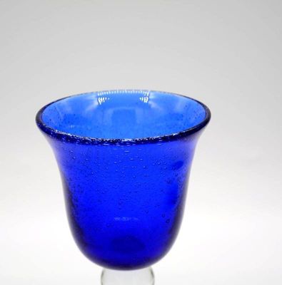 品質 手で吹いた固い色 メキシコの泡杯 クリスタルワイングラス 工場