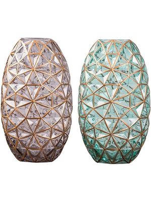 品質 結婚式のための創造的な手描きの装飾ガラス花瓶 工場