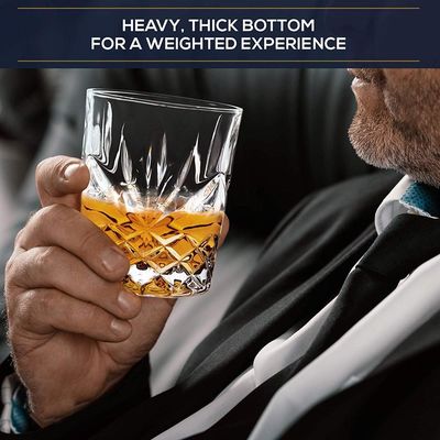 品質 オールドファッションの鉛のない 10オンス ビスキーグラス ビスキー品味グラス 工場