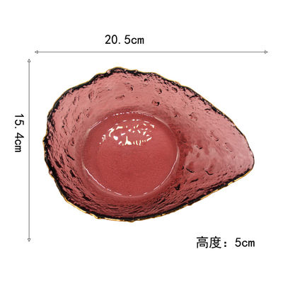 品質 不規則な形の カラーグラス クリエイティブ ガラス 充電板 工場