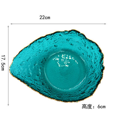 品質 不規則な形の カラーグラス クリエイティブ ガラス 充電板 工場