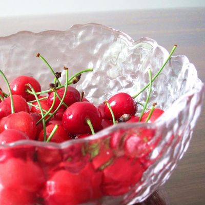 品質 ハンマーパターン 不規則形 クリスタルサラダ 配給鉢 工場