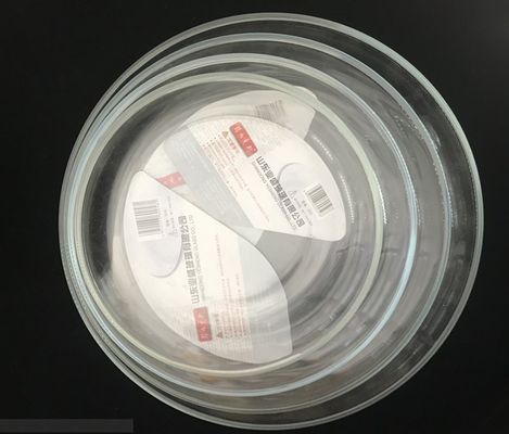 品質 マイクロ波用の耐熱ボロシリケート丸い充電板 工場