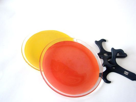 品質 10 インチ透明エッジ色彩色のガラス充電板 工場