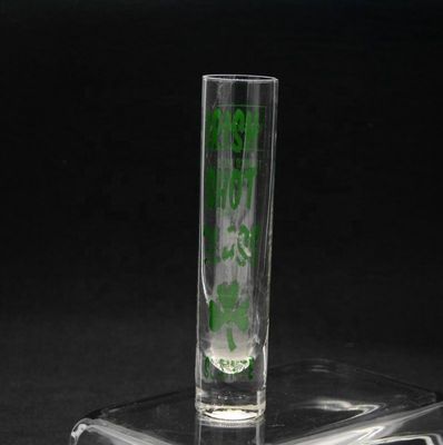 品質 色のデカール付きの長い鮮やかな水晶コクテルグラス 工場