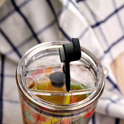 品質 装飾されたピントアイスティーグラスカップ 蓋とシリケートストロー コクテル トンブル 飲み杯 工場