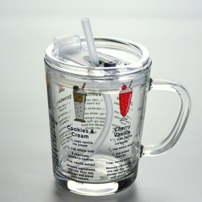 品質 カートン クリスタル 飲み グラス 蓋 と シリケート ストロー 工場