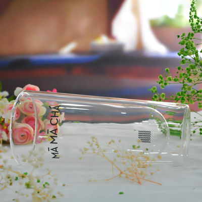 品質 二重壁 耐熱 丸い高さのタムラーガラス 工場