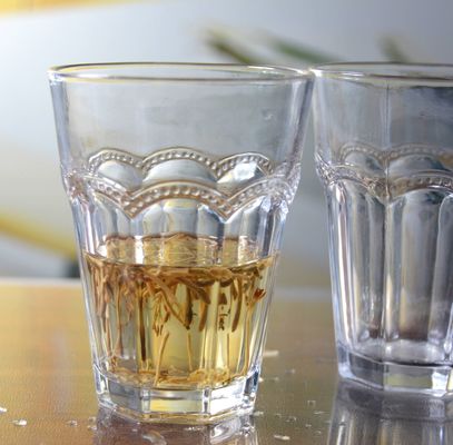 品質 ステムレス 凸字 多重タングント 10 オンス ガラス トンブル 工場