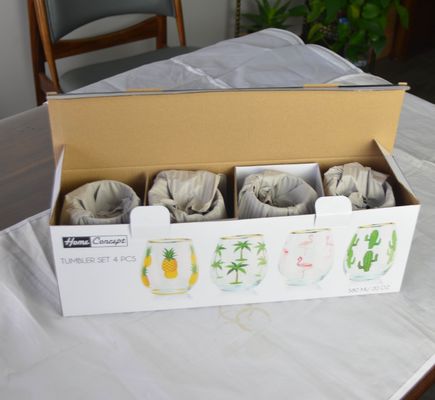 品質 手描き金色のワイングラス 工場