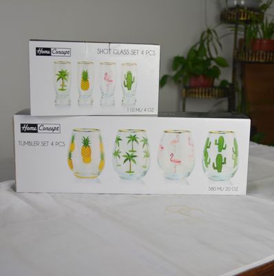 品質 手描き金色のワイングラス 工場