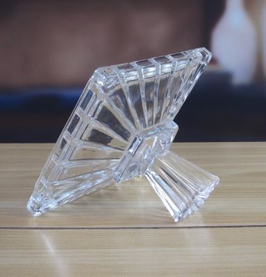 品質 スクウェア オプティック ストライプ キャンディのためのガラスの貯蔵器 工場