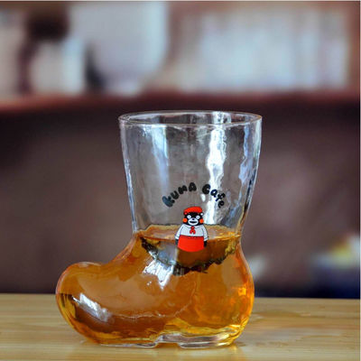 品質 靴形 150ml ショットグラス 宣伝用 色のロゴ 工場