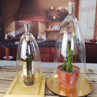 品質 透明な鉛のない 21インチガラスドームクロッシェ 工場