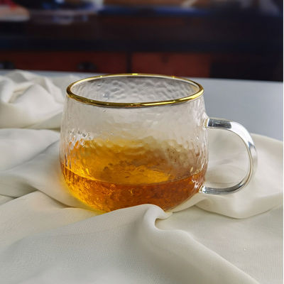 品質 ボロシリケート ハンマー 質感 黄金輪付きの飲み物 工場