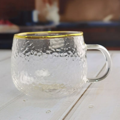 品質 ボロシリケート ハンマー 質感 黄金輪付きの飲み物 工場