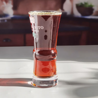 品質 ハイボール 飲料 コクテール 水晶グラス 色のロゴで手吹き 工場